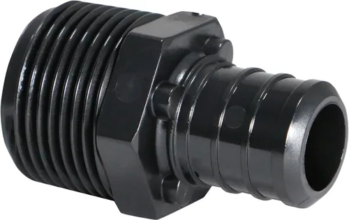 Vista 8 de 5 piezas XFITTING 1 en Pex B x 1 en adaptador NPT macho, aleación de polietileno