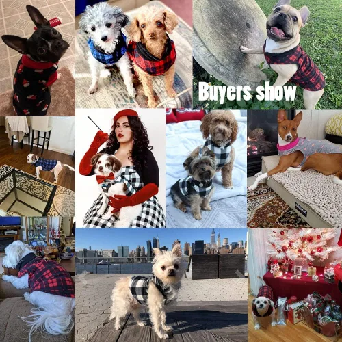 Vista 2 de Suéter para perro, chaleco de forro polar suave con anillo para correa, chaqueta pullover de invierno para mascotas, ropa para cachorros, perros