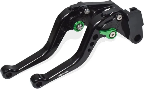 Vista 15 de Palanca de freno corta Palanca de embrague compatible con YAMAHA Fazer FZ-1 FZ-8 FZ-6 FZ-6R FZS600, aleación de aluminio CNC fabricada (negro)