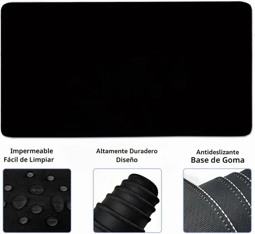 Vista 5 de Reposamuñecas para Teclado Alfombrilla Grande para Ratón Soporte de Muñeca para Computadora, 4 en 1 Almohadilla de Espuma Viscoelástica para Teclado