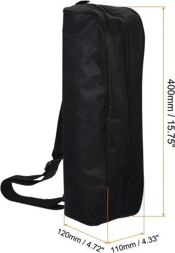 Vista 2 de PATIKIL Bolsa de transporte para trípode de 16 x 4 x 5 pulgadas, bolsa de transporte acolchada de nailon con correa para el hombro para trípodes