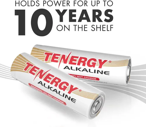 Vista 5 de Tenergy Paquete de 96 baterías alcalinas de 1.5 V, 24 pilas D, 24 pilas C, 48 pilas AA no recargables, para relojes, controles remotos, juguetes