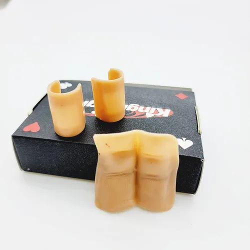 Vista 5 de ZQION 2 PCS Silent Assistant Magic Tricks PK Anillo Función Magia Magia Escenario Magia Accesorios Magia Cerrar Ilusiones