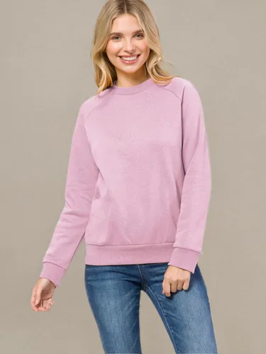 Vista 89 de MixMatchy Sudadera básica suave y cómoda de forro polar con cuello redondo para mujer
