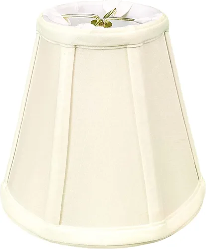 Vista 11 de Royal Designs, Inc. BS-707FC-6AGL Deep Empire Basic - Pantalla para lámpara con clip de llama, 3.5 x 6 x 5.75 pulgadas, color dorado antiguo