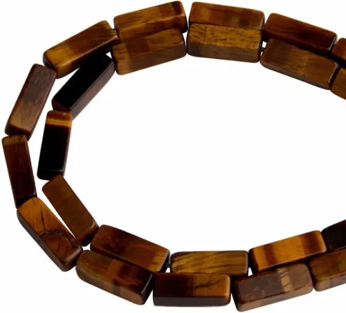 Vista 28 de Espaciador de tubo rectangular de amazonita de piedra natural de 0.157 x 0.512 in, cuentas sueltas para manualidades, pulseras, collares, joyería