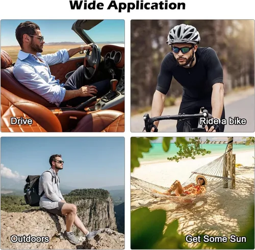 Vista 7 de 2 clips polarizados para Ray-Ban Meta Wayfarer y Gen 2 (RW4006/RW4012, talla M, 50-22), clip de cambio de color para protección UV Meta Wayfarer Gen