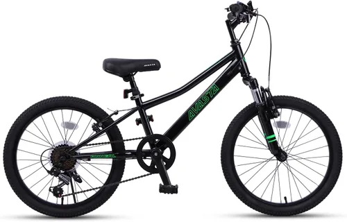 Vista 2 de AVASTA Bicicleta de montaña para niños grandes de 20 pulgadas de Govet Negro