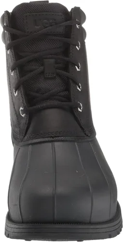 Vista 2 de UGG Botas de lluvia Gatson Mid para hombre, Negro