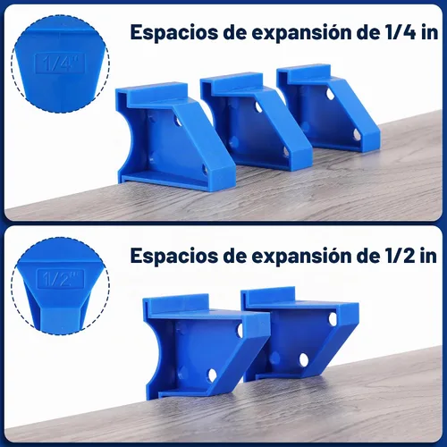 Vista 6 de WORKPRO Paquete de 24 espaciadores de piso, herramienta de instalación de pisos laminados 2 en 1