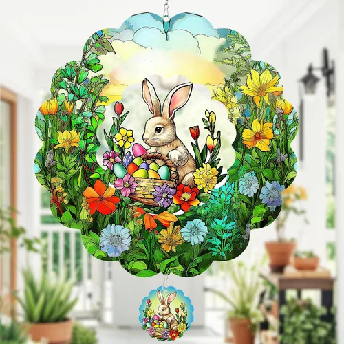 Vista 15 de Molinillos de viento de abeja para patio y jardín, 12 pulgadas de metal grande giratorio de viento colgante para mujeres/hombres, esculturas