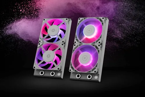 Vista 9 de EKWB Ventilador EK-Loop FPT de 4.724 in, 550-2300 RPM, RGB digital, blanco