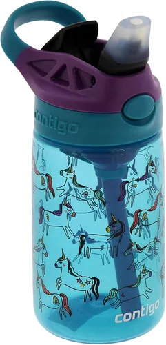 Vista 48 de Contigo Aubrey - Botella de agua para niños, paquete de 2, 20 onzas, azalea/jade y frambuesa azul. Azalea, tapa a prueba de derrames, apta