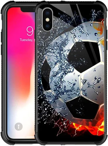 Vista 21 de CARLOCA Funda compatible con iPhone XR, iPhone XR para niños, hombres y jóvenes, diseño de nebulosa espacial, a prueba de golpes, antiarañazos