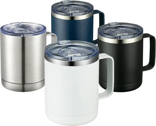 Vista 49 de MEWAY - Taza de café con asa, vaso térmico
