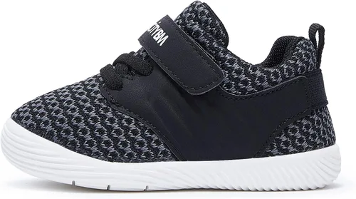 Vista 4 de BMCiTYBM Zapatos para caminar de malla transpirable para bebés, niños y niñas, ligeros, antideslizantes, para primeros pasos, 6, 9, 12, 18, 24 meses