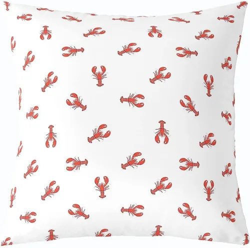 Vista 7 de Erosebridal Funda de almohada con diseño de tiburón de 16 x 16 pulgadas, diseño de vida oceánica, para niños y niñas, color verde azulado, acuarela