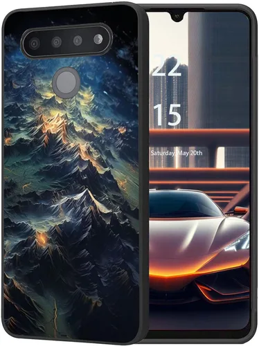 Vista 19 de Funda protectora duradera para LG Stylo 6 para LG Stylo 6 2020 6.8 pulgadas, diseño de hojas de aguacate