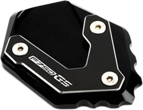 Vista 10 de Soporte lateral para motocicleta, placa de extensión para BMW F850GS F750GS F850 GS F 750 850 GSA 2018 2020 2021 2022 (color : A plateado F750GS)