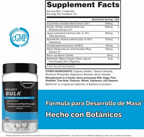 Vista 5 de Anabolic Warfare Proyecto a granel, fórmula de construcción masiva, síntesis de proteínas, fuerza, definición muscular, hecho con botánicos*