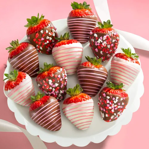 Vista 3 de A Gift Inside The Original Love Berries - Fresas bañadas en chocolate - 12 bayas
