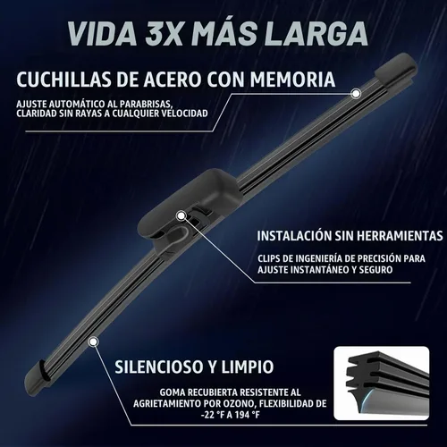 Vista 2 de Limpiaparabrisas trasero de 9" para Hyundai Veloster 2017-2012