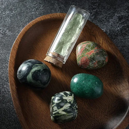 Vista 3 de Ckakra Colecciones de cristales curativos, piedras rodadas de alta calidad, colección de piedras preciosas por color, regalos de meditación
