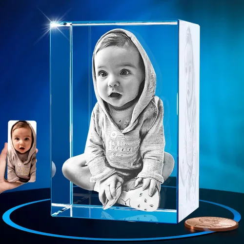 Vista 23 de ArtPix 3D Foto de cristal, regalos personalizados de Navidad para esposa, mujer, mamá, ella, él, hombres, madre, abuela, gran regalo personalizado