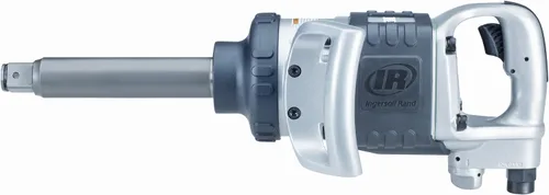 Vista 2 de Ingersoll Rand 285B6 285B-6 Llave de impacto neumática resistente, 1 pulgada, rojo, metal