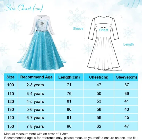 Vista 5 de Disfraz de princesa para niñas, fiesta de cumpleaños, disfraz de reina de cosplay con corona y guantes, accesorios