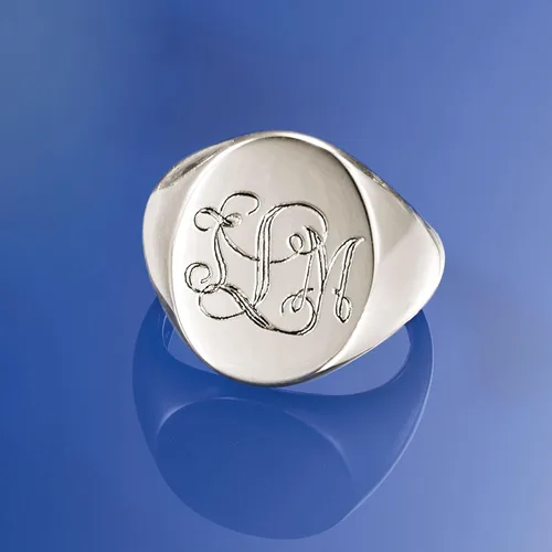 Vista 4 de Ross-Simons Anillo de plata de ley personalizado, Plata Esterlina, no conocido