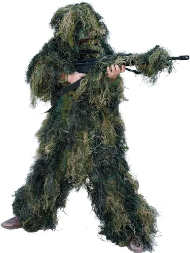 Vista 6 de Red Rock Gear - Traje juvenil Ghillie Desert Camouflage
