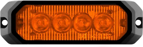 Vista 2 de GG Grand General Luz estroboscópica LED ámbar/ámbar 81800 (rectángulo de 4 pulgadas 4, 14 modos, 9 ~ 36 V)
