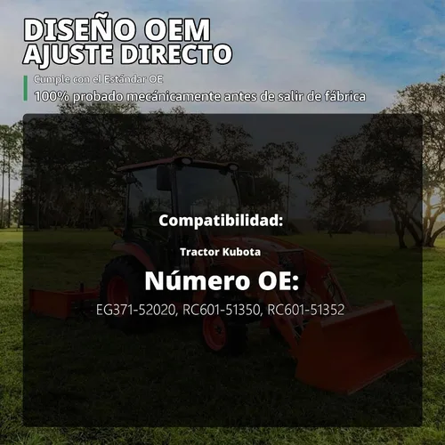 Vista 3 de Bomba de combustible EG371-52020 EG371-52023 compatible con tractor Kubota