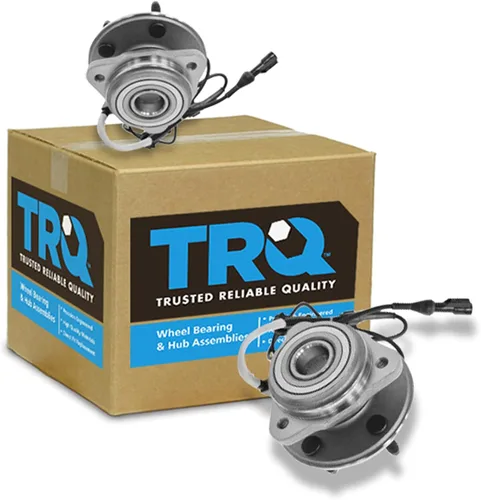 Vista 80 de TRQ Juego de 2 rodamientos de rueda delantera y conjunto de cubo compatible con Tesla 3 2020 Y 2018-2019 para Tesla 3 2020 Tesla Y AWD 2018-2019