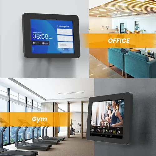Vista 2 de Soporte de pared para tablet compatible con iPad 10.9", Pro 11", 1, 2, 3, 4, Air 4, 5, Air 11" (M2/M3/M4), iPad de 11" (A16) - BSW101BA