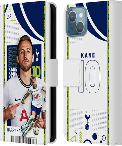 Vista 52 de Head Case Designs Officially Licensed Tottenham Hotspur F.C. Cristian Romero 2022/23 First Team Leather Wallet Case Compatible with Apple iPhone 11
