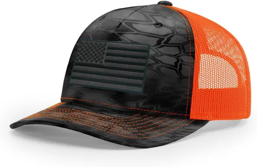 Vista 15 de Joe's USA Richardson 112 - Gorras de camionero con parche gráfico personalizado - Gorras estructuradas de cinco y seis paneles Richardson Premium