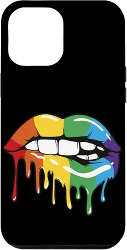 Vista 25 de iPhone 16 LGBT Rainbow Lip Pro Gay Pride Month LGBTQ Case
