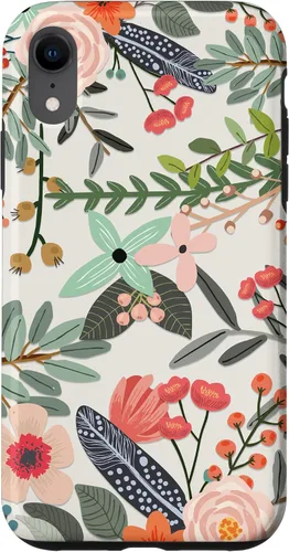 Vista 25 de Cute Colorful Garden Botanical Floral Pattern Case for iPhone 17