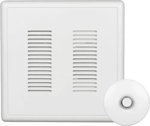 Vista 7 de Kit de timbre eléctrico PrimeChime Plus 2, timbres para el hogar, incluye campanillas de anillo seleccionables, botón de estuco, latón antiguo