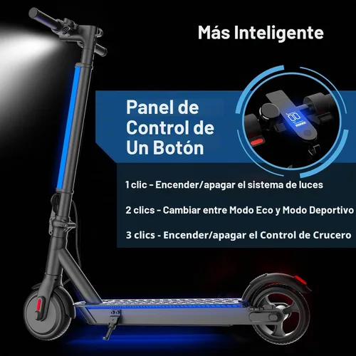 Vista 3 de Hiboy S2 Lite Electric Scooter for Teens, 13 MPH, 10.6-Mile Range Blanco