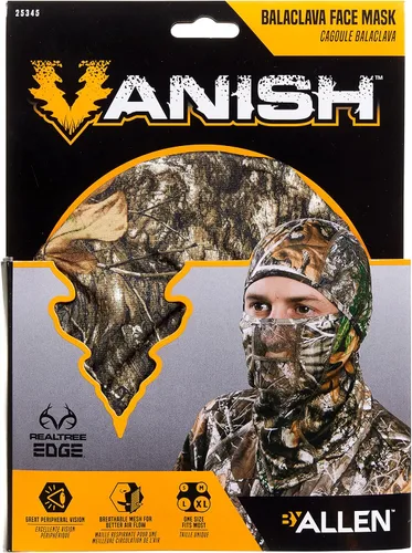 Vista 10 de Allen Company Vanish Stretch Fit Camouflage Balaclava, Camo Hunting Face Cover