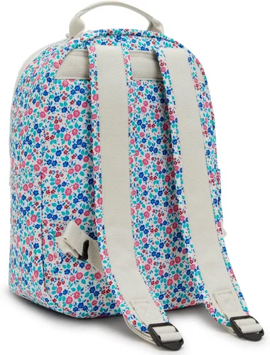 Vista 5 de Kipling Mochila para tableta pequeña Seoul para mujer, duradera, correas acolchadas para el hombro con funda para tableta, bolsa