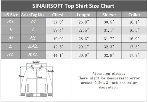 Vista 3 de SINAIRSOFT Camisa táctica militar de combate para hombre