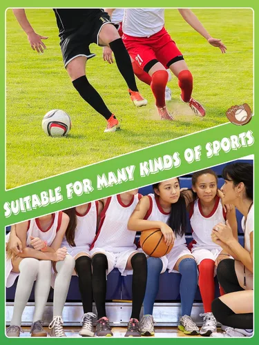 Vista 4 de Xtinmee 16 pares de calcetines de béisbol por encima de la rodilla, calcetines de fútbol extra largos deportivos de rendimiento deportivo