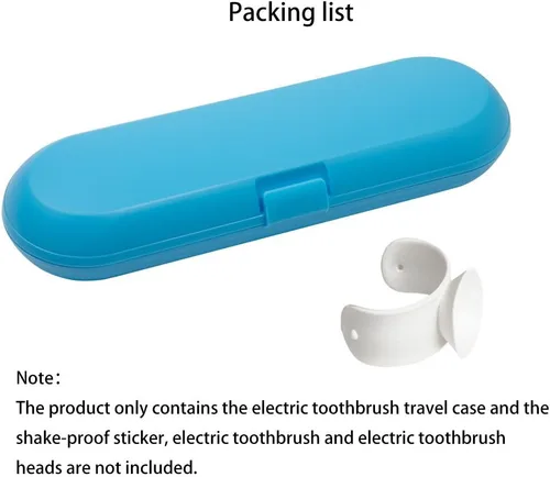 Vista 5 de Nincha Estuche de viaje para cepillo de dientes eléctrico de plástico para Oral-B Pro Series, Azul
