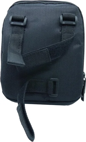 Vista 4 de Disconano® Bolsos de Manillar para Bicicleta de Ciclismo con Cestas Frontales Negras con Funda para Lluvia