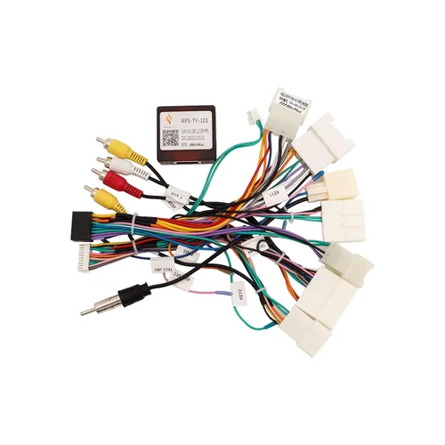 Vista 10 de Arnés de cableado estéreo de automóvil de 16 pines con caja Canbus para Toyota Camry RAV4 Corolla Tundra Highlander, compatible con amplificador JBL