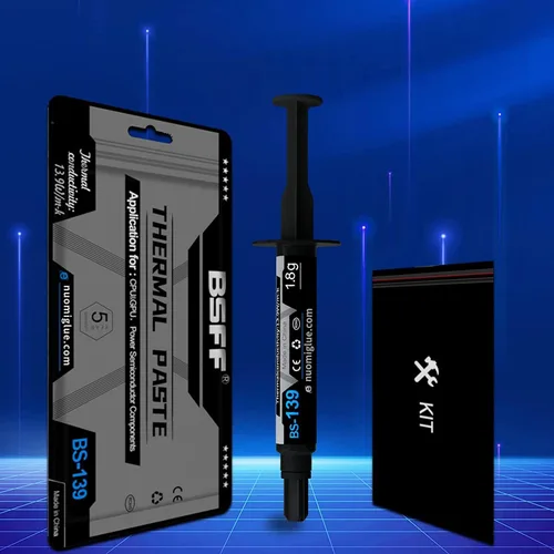 Vista 7 de Pasta térmica, 0.06 oz con kit de herramientas de pasta de CPU disipador térmico de pasta de compuesto térmico para IC/procesador/CPU/todos